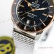 GF Swiss Replica Breitling Superocean Heritage II Rose Gold & Black Mesh Strap (4)_th.jpg